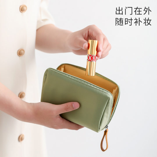 Cross-border Hot-selling Portable Korean Style Cosmetic Bag Simple Small Mini Red Envelope Travel Women Cosmetic Storage Bag