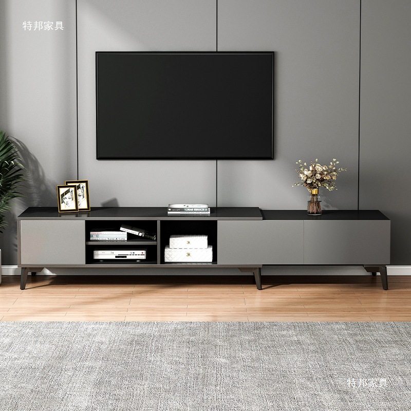Tv Cabinet Living Room Home Modern Simple Small Apartment Floor-Standing 2024 New Side Cabinet Coffee Table Combination Tv Cabinet