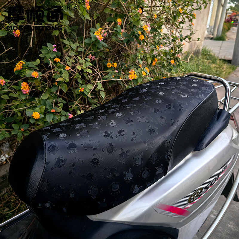 Winter Electric Motorcycle Waterproof Sunscreen Scratch-resistant Thickened Cushion Cover Battery Car Rainproof Cushion Cover