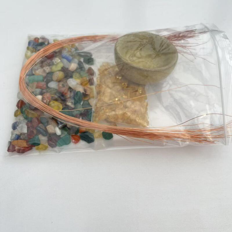 メーカー卸売クリスタルフォーチュンツリー素材パッケージアメジストツリークリスタル装飾品 DIY 手作り素材パッケージセットボックス|undefined