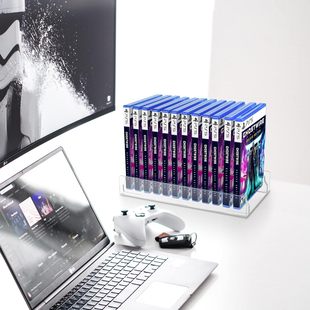 Amazon Cross-Border Exclusive Acrylic Game Disc Storage Box Transparent Dvd Disc Cd Storage Display Stand