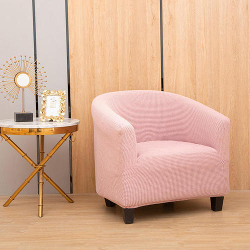 Corn velvet semicircle sofa chair cover thickened one-piece elastic dining chair cover anti-fouling stool cover chair cover