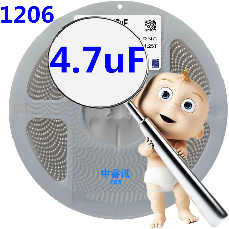 CL31A475MOHNNNE 新货贴片陶瓷电容1206 4.7uF 16V X5R电子元器件