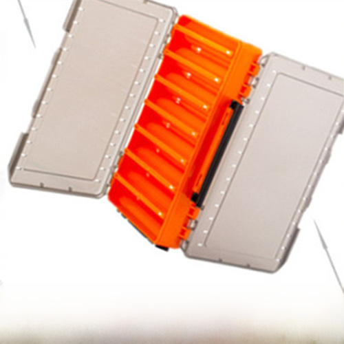 Dual-Sided Plastic Lure Box Large Capacity Double Layer Glitter Storage Portable Tool Box Hook Glitter Accessory Box