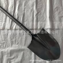 新款锰钢淬火加厚铁锹农用铁铲焊接铲子户外露营铲工兵铲挖土铁锹
