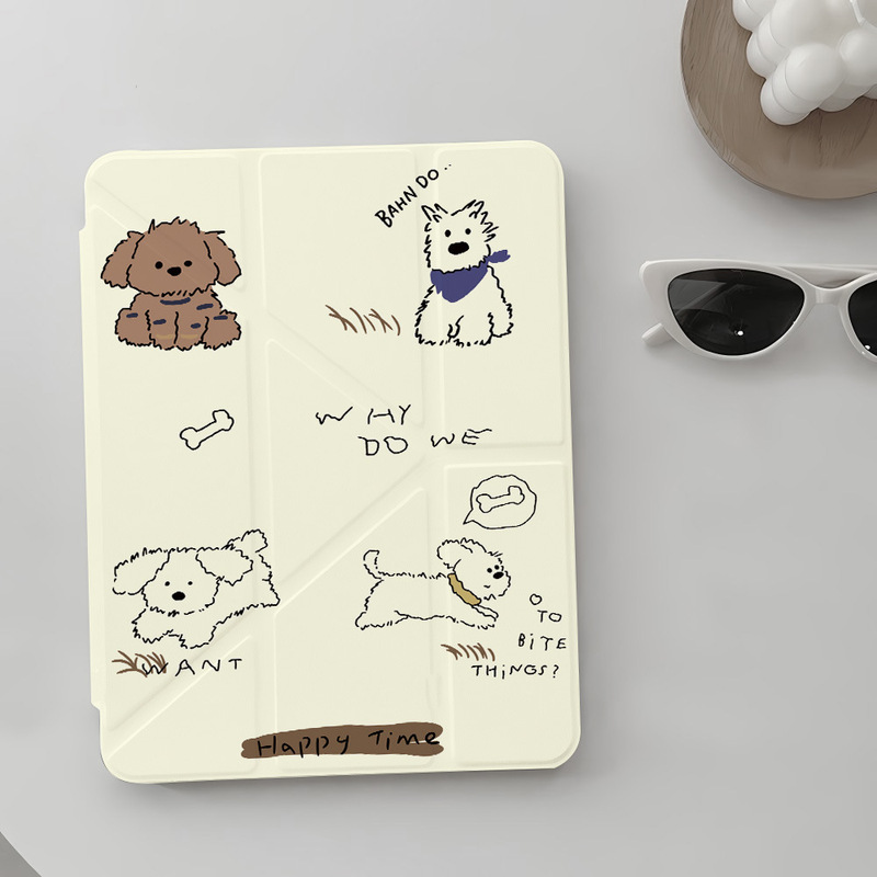 Cute Puppy Y 70% off Suitable for iPad Air6/5 Protective Case 10/9/8 Generation 11inch Pro Anti-Fall and Anti-Bending Mini