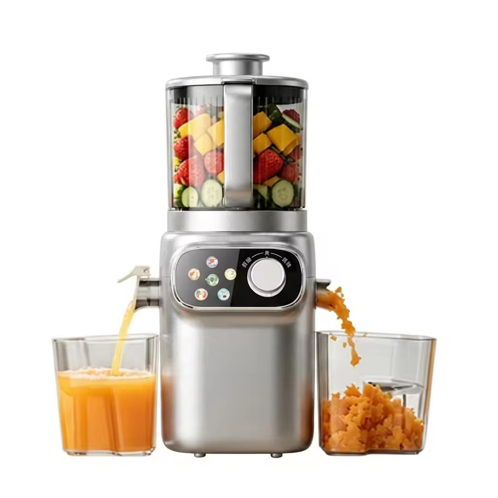 Exprensa de jugo de marca alemana separación de jugo doméstico multifuncional de gran calibre jugo fresco exprensa de jugo NFC en stock