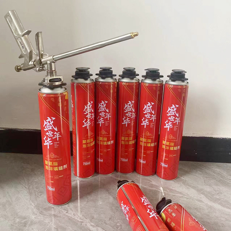 盛世年华聚氨酯发泡胶填缝剂 工程门窗泡沫填充剂 密封堵漏发泡剂