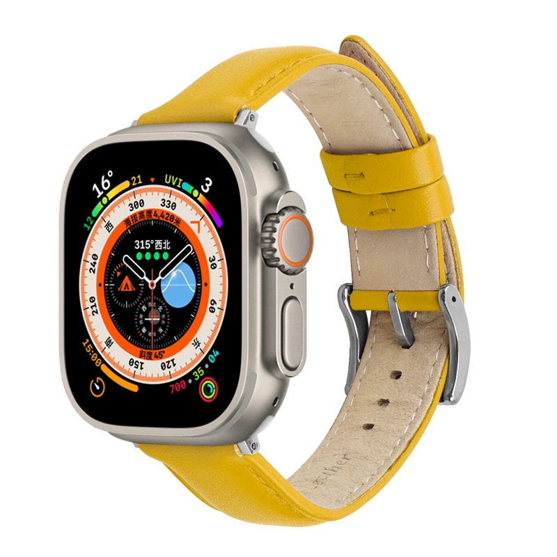 Apple, двусторонний сменный ремешок для часов, 49 мм, натуральная кожа