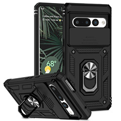 Google Pixel10Pro ミリタリープッシュウィンドウ携帯電話ケース Pixel9Pro スタンド Pixel8 保護カバーに適しています。