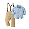 Overall, children's set, autumn clothing for boys, children's clothing, wholesale, long sleeve