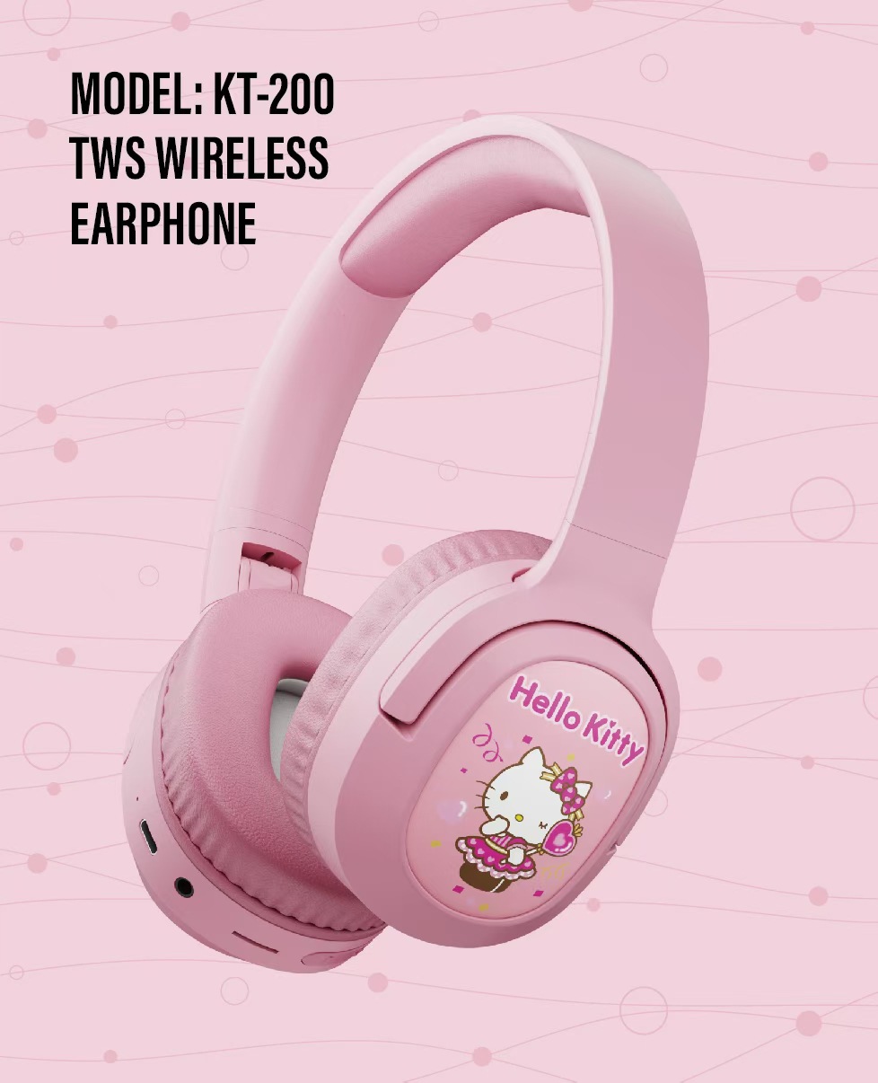 Nuevo KT-200 transfronterizo de celebridades de Internet auriculares Bluetooth patrón de dibujos animados lindo auriculares de aprendizaje para niños al por mayor image 7