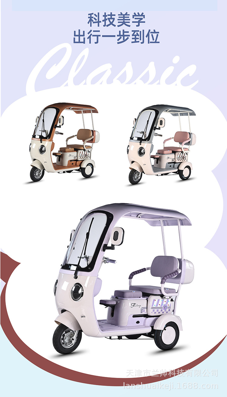 New National Standard Electric Leisure Tricycle Small Vehicle for Kids