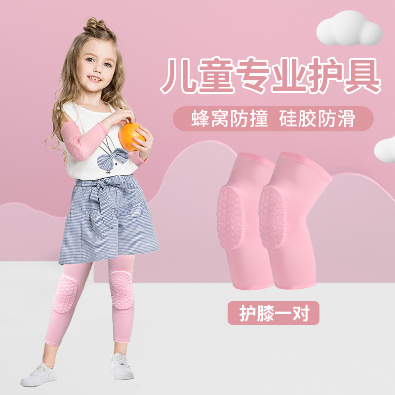 Deportes rodillera nido de abeja esponja de protección rodillo de patinaje baloncesto protector codo rodilla transpirable panal codo almohadilla niños equipo de protección