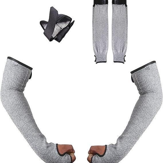 厂家直销 5级防切割护臂 玻璃厂 木工 防划透气防切割袖套批发