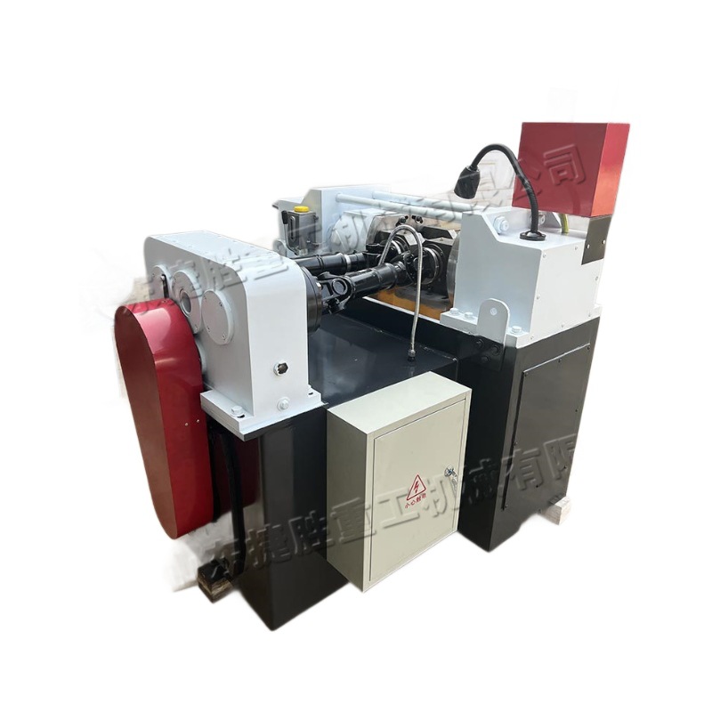 Máquina laminadora automática de dos ejes maquinaria de formación de tornillos de parada de agua de construcción equipo de producción de tornillos de soporte superior eléctrico