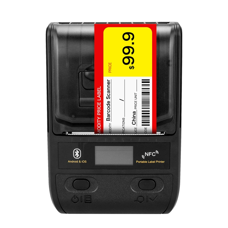 Портативный принтер, bluetooth, 58 мм, 80 мм