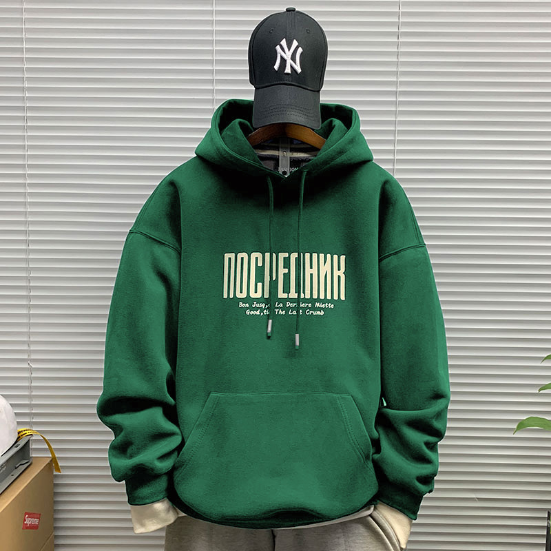 Dark green hooded thin-1621 high quality] GL