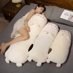 卡通猫咪长条抱枕女生床上睡觉夹腿枕三花猫沙发靠垫枕头外贸批发