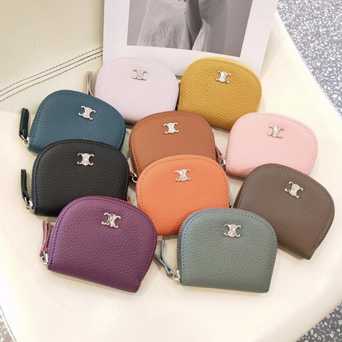 Wholesale small coin purse genuine pickup bag ladies coin bag live welfare model new mini foreign trade zipper card holder