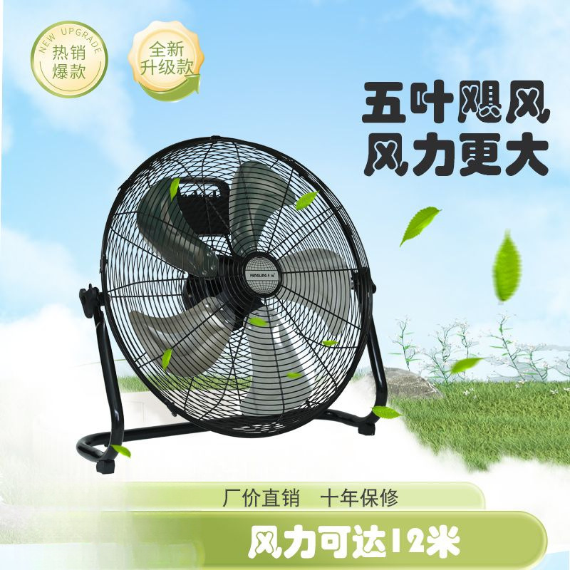 Ventilador de piso, ventilador eléctrico de escalada, ventilador de sitio industrial, ventilador de piso, ventilador de escritorio doméstico, suministro comercial de alta potencia