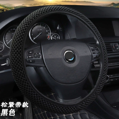 Steering wheel cover | wheel cover new sports - coarse-mesh-without-inner-ring-black-dd-38cm