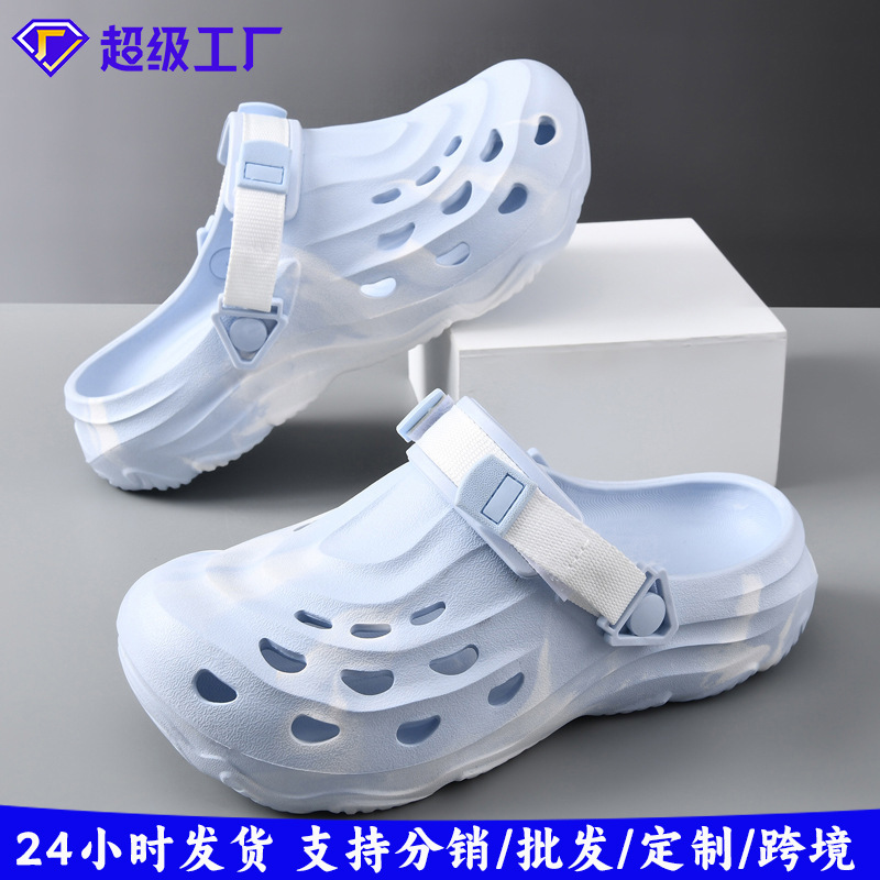 Cross-Border Casual Non-Slip Height-Increasing Sandals for Men and Women, New Lightweight Sports Style, Summer 2025, Unisex Crocodile