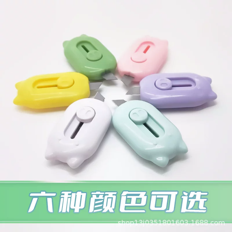 Cartoon small handheld pocket knife for elementary school students, handmade