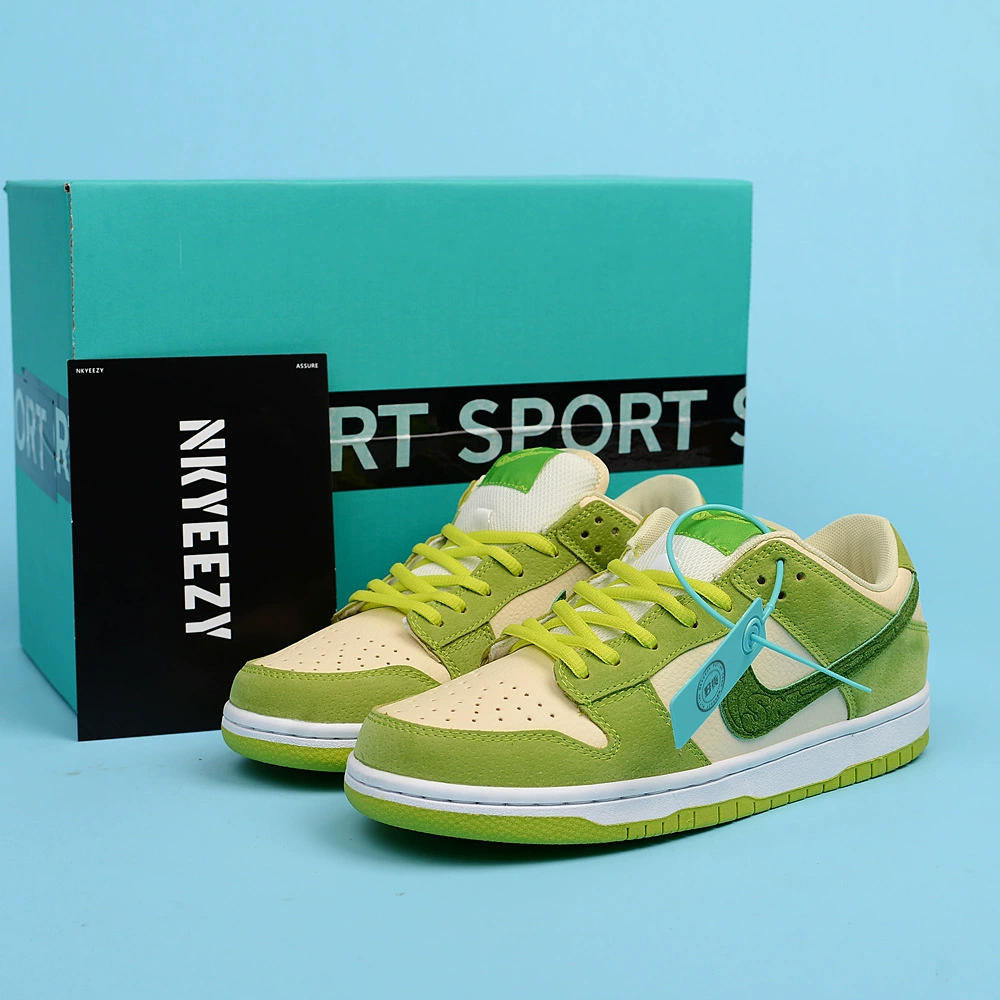 Строго отбираются мужские обувь Putian Direct Sales AJ Низкие Dunk Air Force № 1 Обувь Зеленое яблоко SB Большой Юянг низкие женские