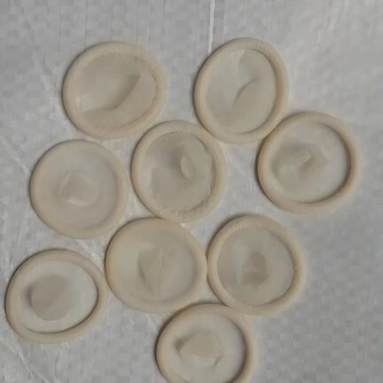 Ultra-thin 003 condom semi-finished dry bare sleeve particle threaded condom oil-free mouth loafer fishing gear B Super sleeve