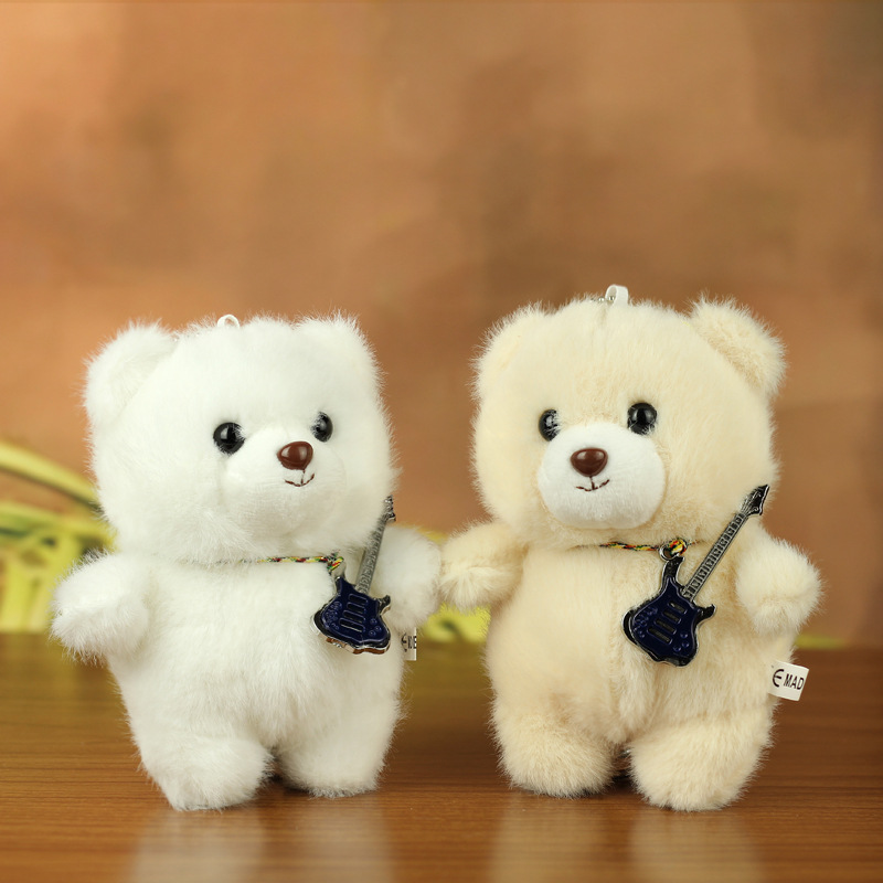 Cute en línea Teddy Bear juguetes de peluche osos colgantes muñecas llaveros muñecas lindos llaveros colgantes pequeños image 3