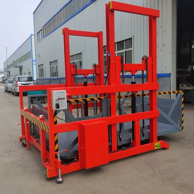 Avtomobil fırlanan platformaları – mobile unloading platform - hydraulic-cylinder
