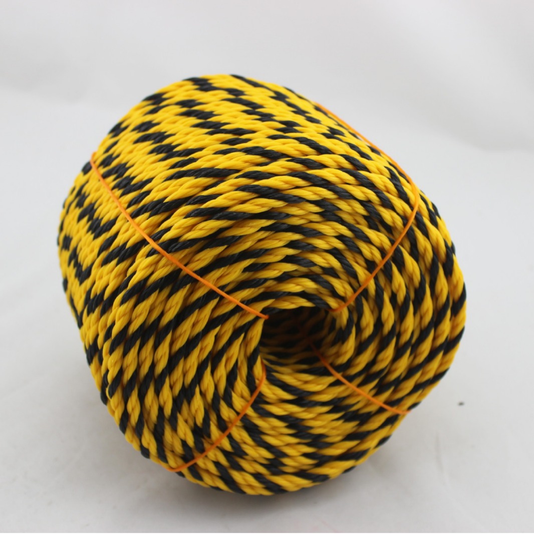 供应超市PPPE三股扭绳老虎绳大棚吊秧绳彩色海水养殖捆扎绳