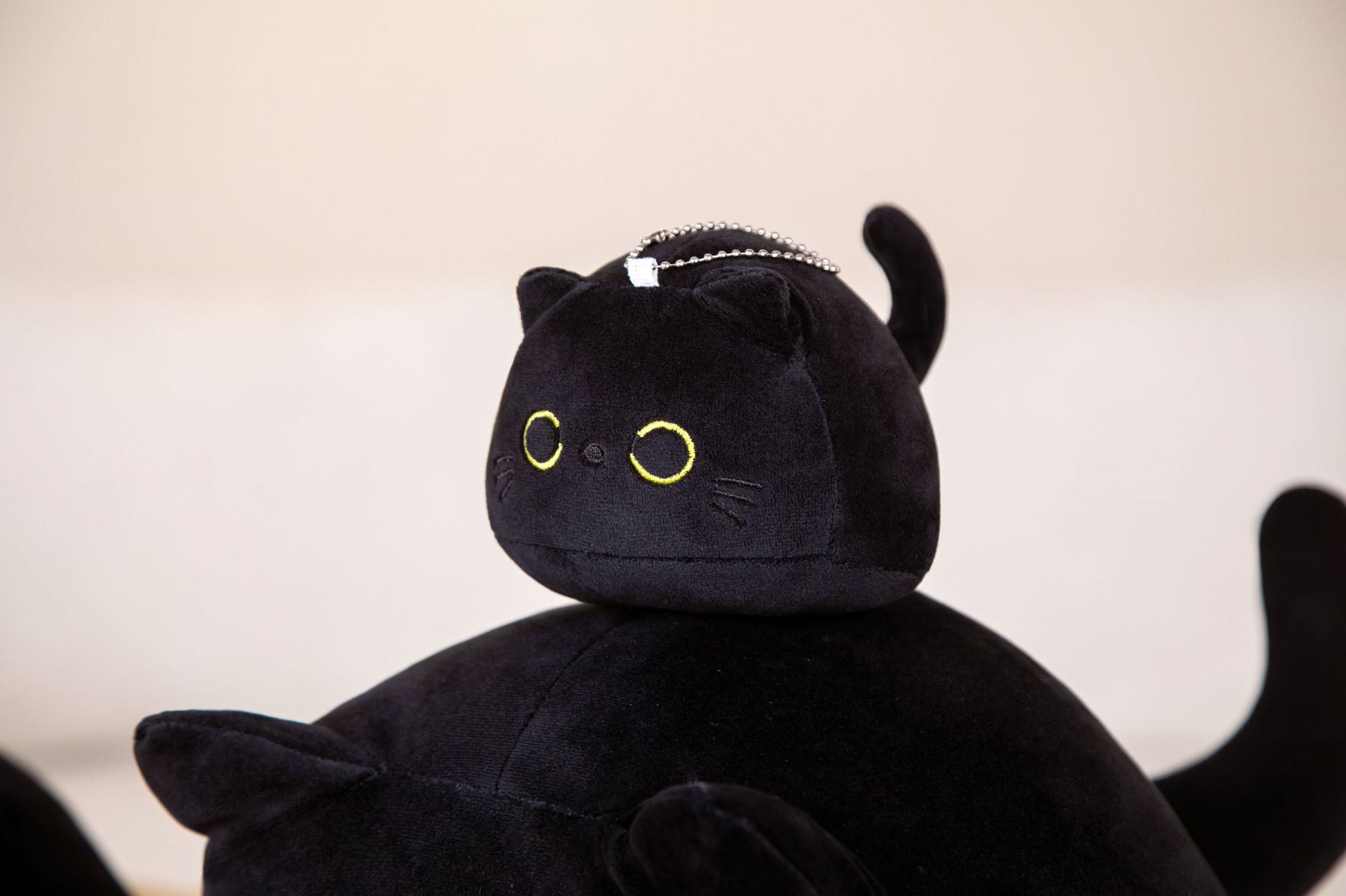 Title 5, Travesseiro de Boneca Gato Fofo Algodão Penas E...