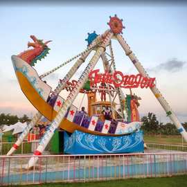 公园景区海盗船大型户外游乐设施24座新款复古摇摆类游乐设备图片