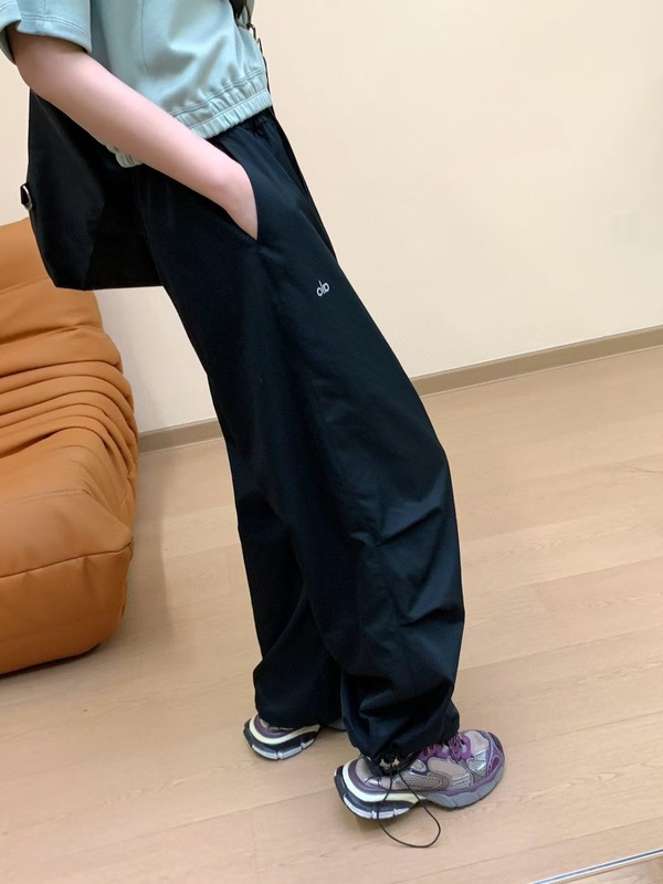 Alo长裤女士秋季新款户外运动宽松都市风百搭休闲款显瘦工装裤女|undefined