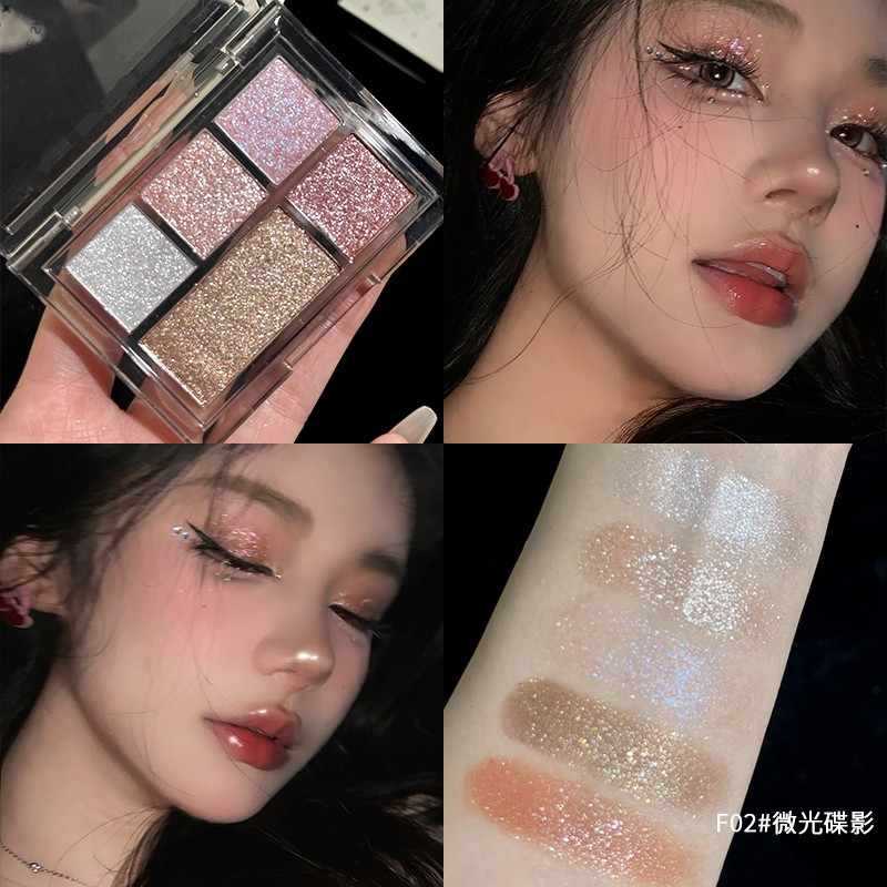 Gellas Eyeshadow Palette, Glazed Dream Eyeshadow, Sparkling Eyeshadow, Glittering Eyeshadow, Brightening Highlighter