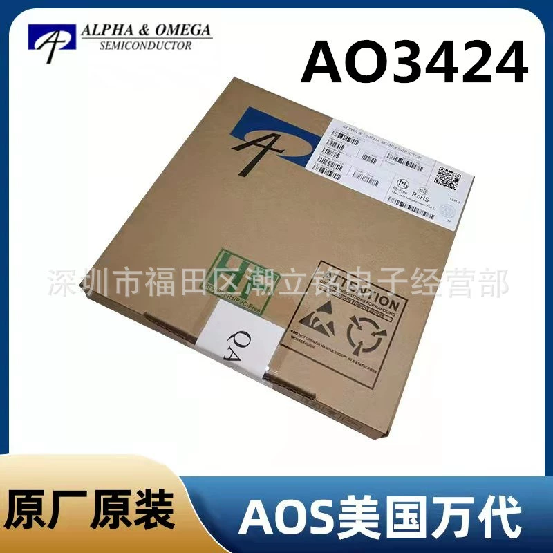 AO3424 абсолютно новый оригинальный полевой транзистор AOS Bandai, корпус SOT-23, чип N-канального MOSFET