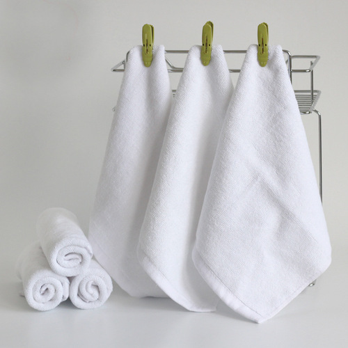 Cotton Towel Hotel White Towel Guest House Shower Towel Bath Towel Sauna Foot Massage Beauty Towel Custom Logo