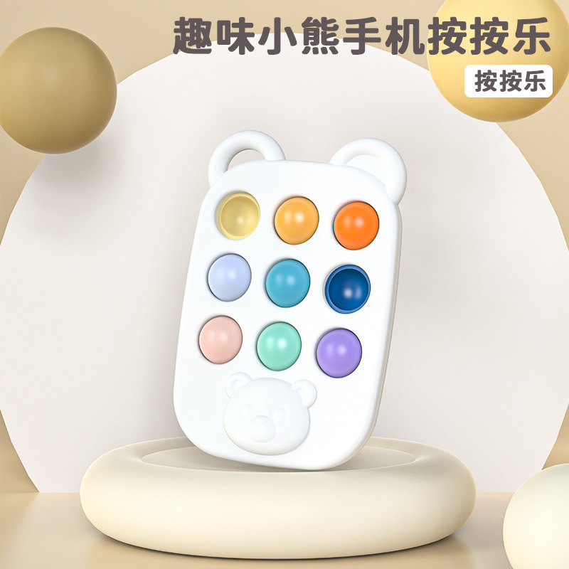 国境を越えたバブルストレス解消おもちゃ、ワニ、毛虫、スクールバス、赤ちゃんの指遊びバブルストレス解消グッズ