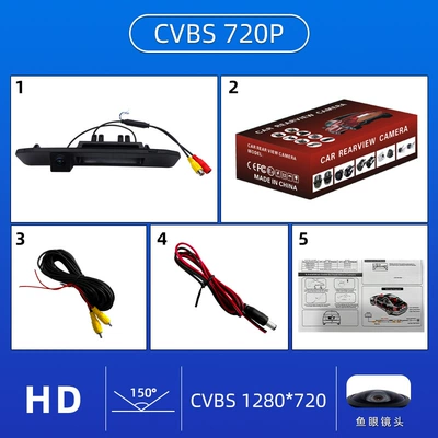 Suitable for 13/14/15 new Vehicle camera - ccd-cvbs-fish-eye-wide-angle