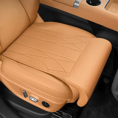 Support Cushion Long-Distance Driving – Multi-function pad - thin-styleextended-leg-rests-golden-brown