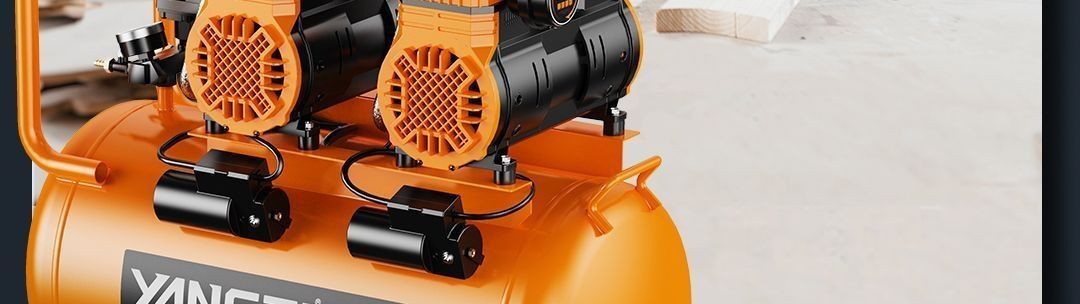 Industrial-grade high-power oil-free air compressor 220V small low-noise portable air pump