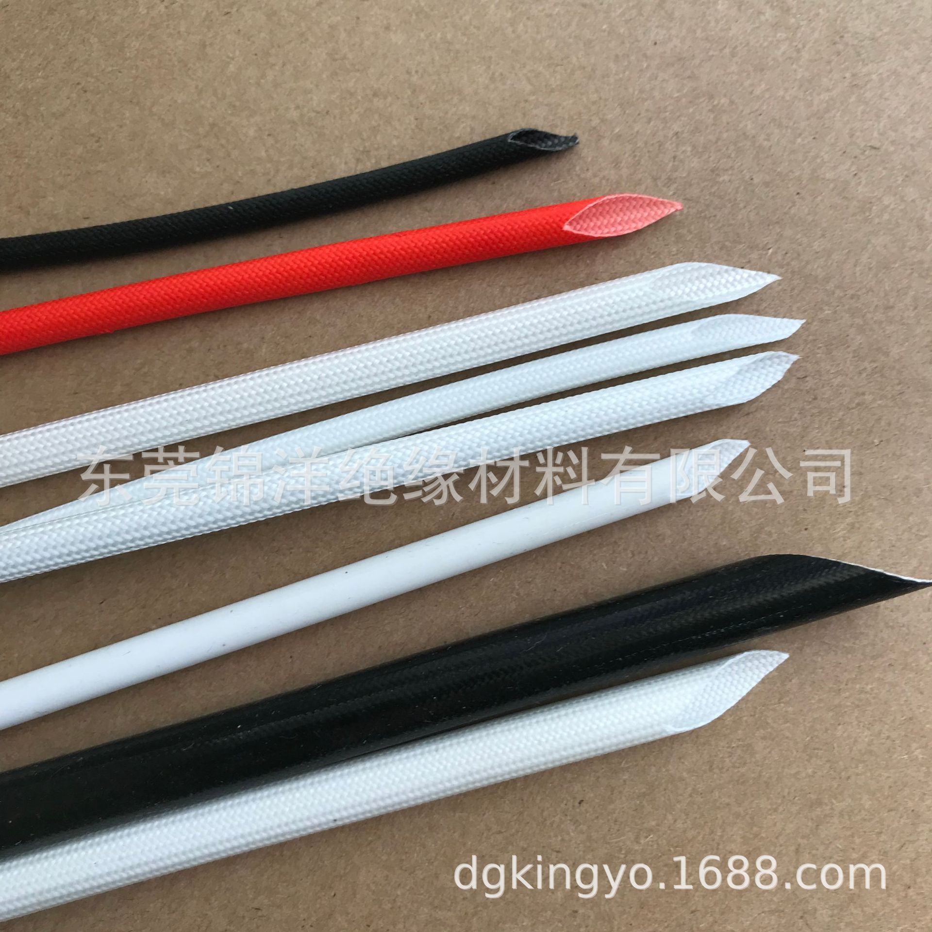 供应玻璃纤维管 矽质套管 玻纤管 耐高温绝缘套管