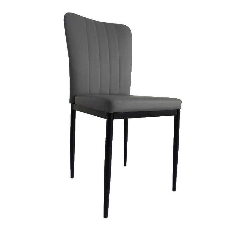 Silla de Comedor de Piel y Metal, Giratoria, con Reposabrazos, para Restaurante
