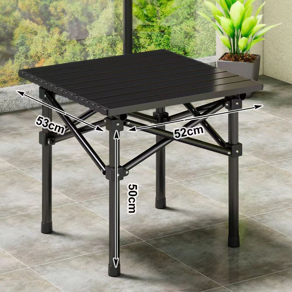 Outdoor Egg Roll Folding Portable Table Set for Outdoor Self-Driving Tours, Barbecue Stalls, Camping Picnic Tables, Folding Tables Wholesale