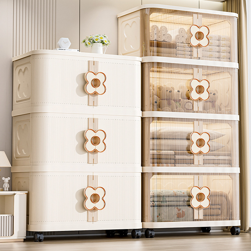 Foldable Storage Box Clothes Quilt Storage Box Large Capacity Extra Large Toys Snacks Household Storage Cabinet Storage Cabinet