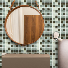 MSC086新款平面馬賽克風格仿真小瓷磚貼家居裝飾自粘即剝即離牆貼