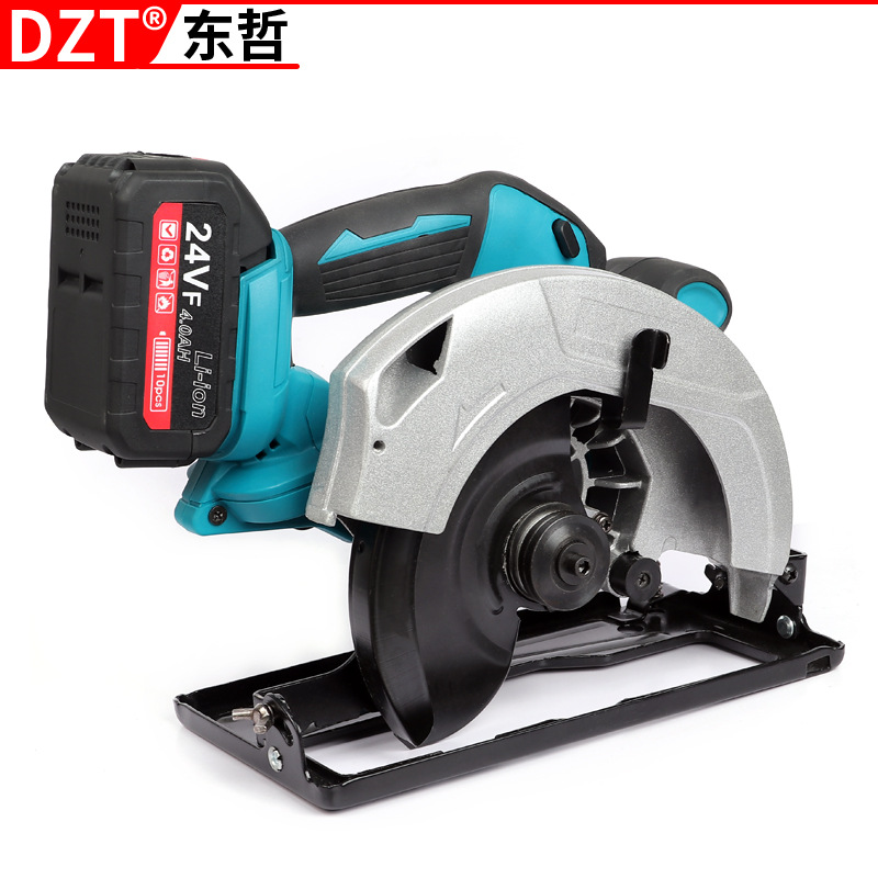 7寸锂电电圆锯手提电动开槽云石机切割机圆盘锯裁板器木工工具