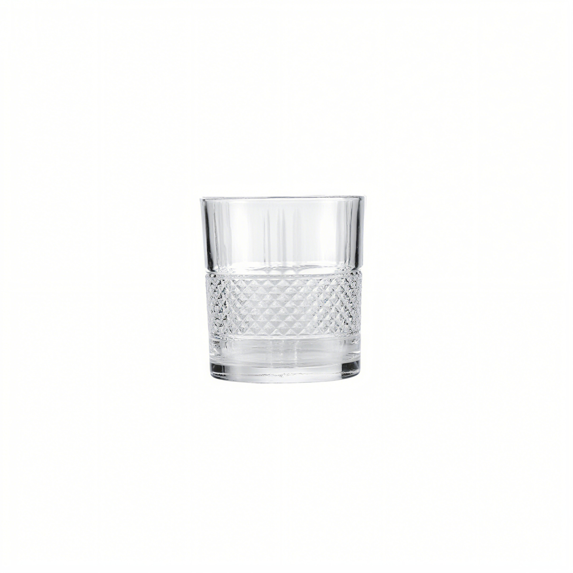 Vaso de vino de vidrio en relieve al por mayor, taza de whisky, taza de cerveza, taza de agua recta, taza de bebida impresa logotipo